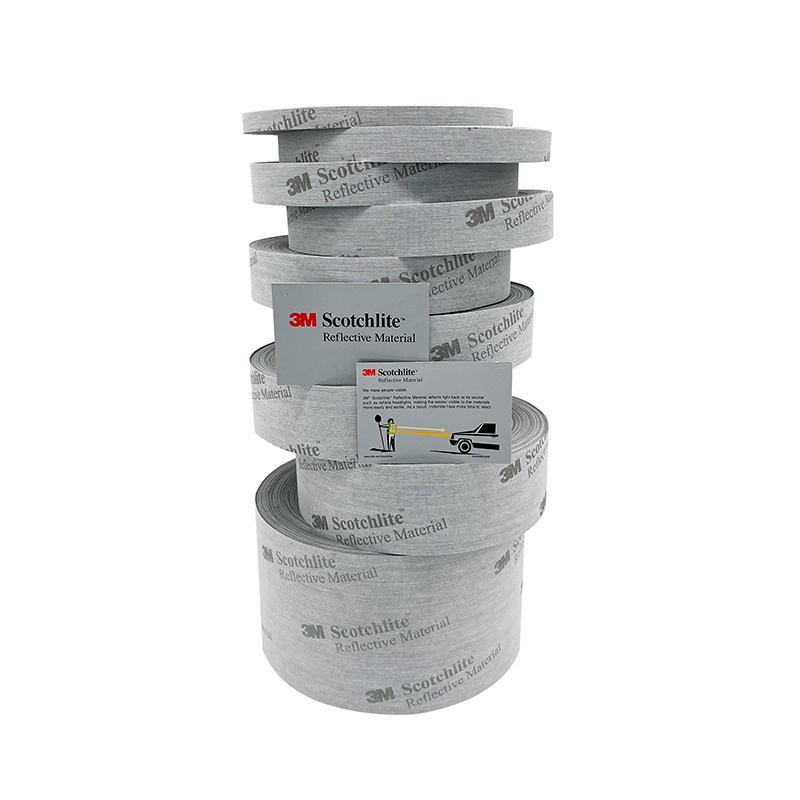 VOOFENG 3M High Silver TC Reflective Fabric Tape Sewing on Workwear Clothes Jacket Multi-Size