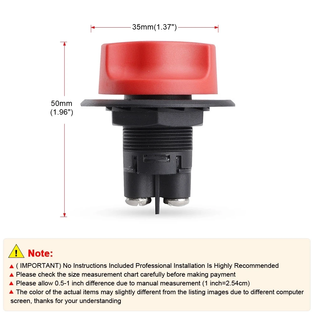 Interruptor de desconexão da bateria, interruptor mestre de corte de energia, dc 32v 50a 100a 200a 300a, isolador de bateria, interruptores de matar para carro