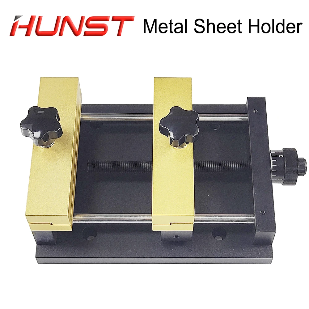 HUNST Metal Sheet Holder Marking Attechment Fixed Bracket Metal Fixture for Fiber Laser Engraving Machine Card Cutting