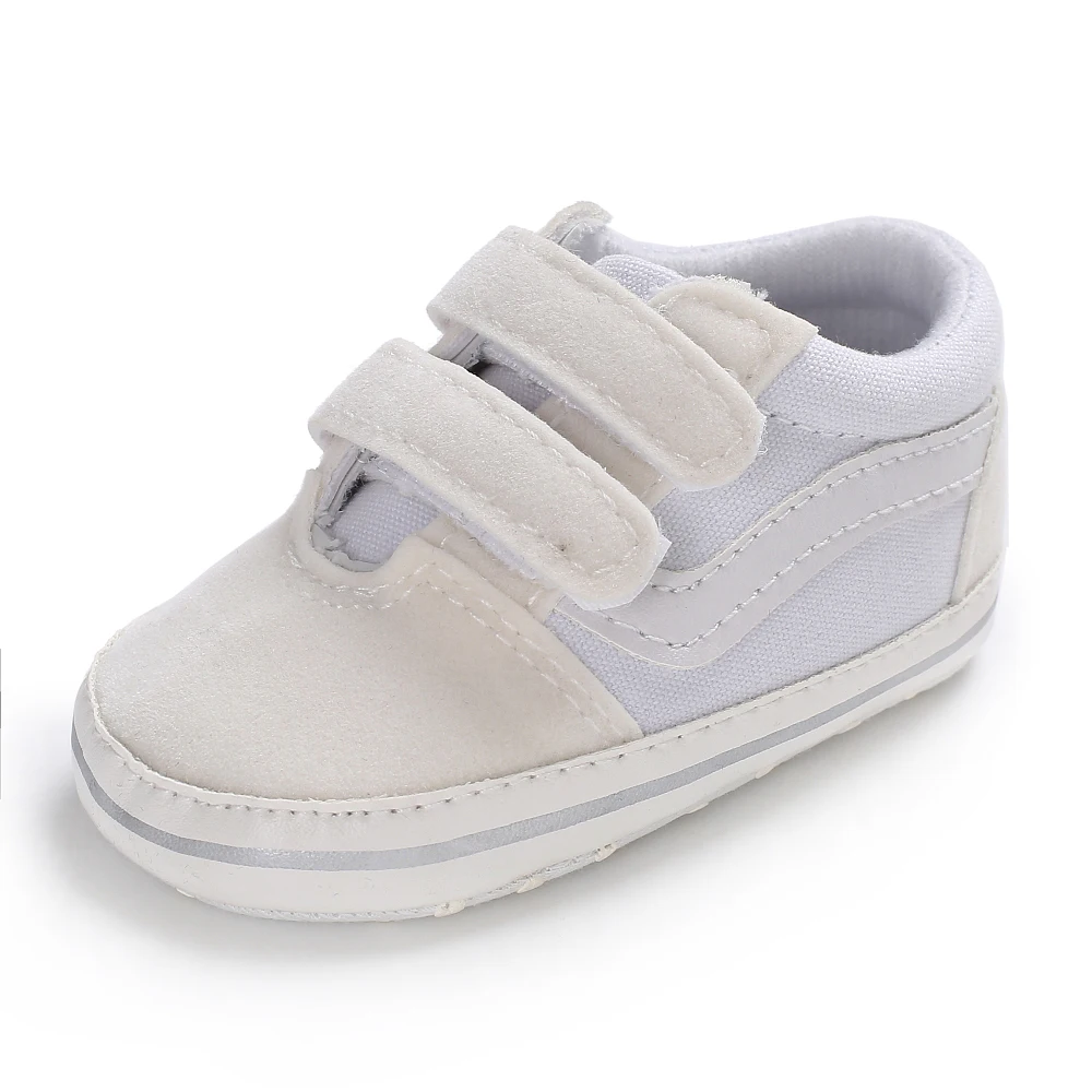 รองเท้าเด็กชายหญิงลายสก๊อตพิมพ์ Casual Canvas Soft Sole ทารกแรกเกิดกีฬา First Walkers รองเท้าเปล Unisex