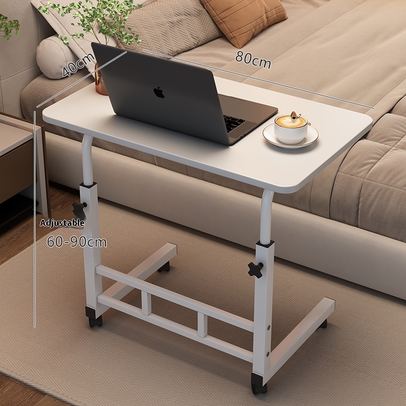 높이조절 사이드 이동식 테이블 Simple laptop desk Lazy Bed Desk Bedside Adjustable Table Elevating and moving bedside  Home Desk