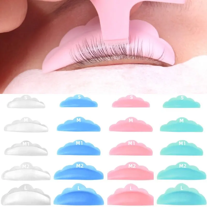 Kit de levantamiento de pestañas, almohadilla permanente de silicona para extensión de pestañas, varillas protectoras de elevación, rizador de pestañas 3D, herramientas aplicadoras, 5 pares