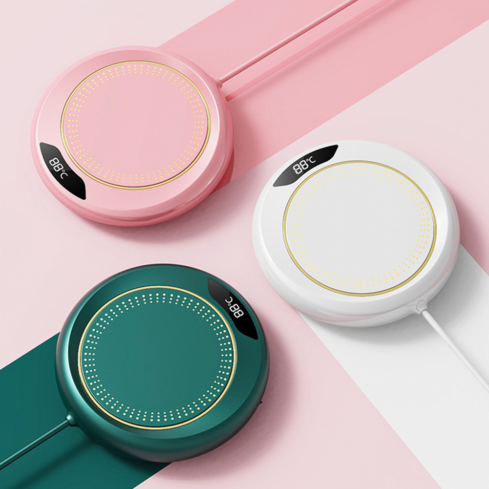 Calentador de tazas de café, calentador de tazas eléctrico con 3 ajustes de temperatura, calentador de tazas constante USB, posavasos calefactores para té, agua y leche para el hogar