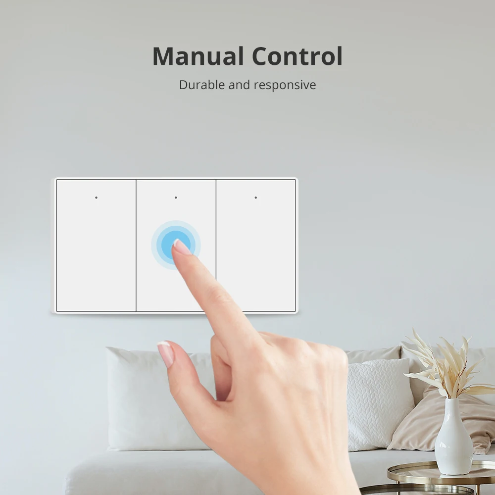 Zemismart Zigbee プッシュウォールライトスイッチは、ハブ 1 2 3 4 ギャングニュートラルインタラプタ経由で Tuya Alexa Google Home Smartthings と連携します