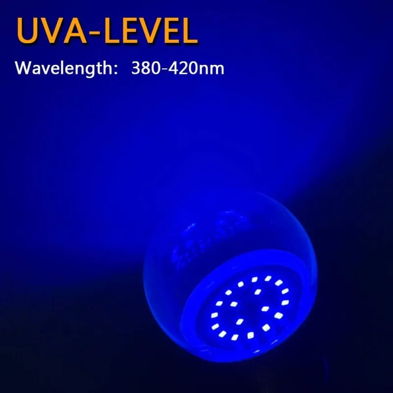 1pc UV LED ブラック電球 9 ワット E27 LED ブラックライト電球紫外線グローパーティー寝室 UV ランプ蛍光ポスターボディ
