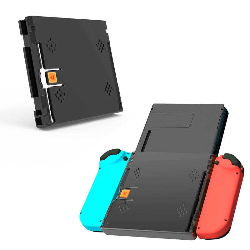 Soporte Vertical RGEEK con tapa para Nintendo Switch OLED/consola de juegos Switch para jugar al juego de pantalla Vertical, soporte para interruptor