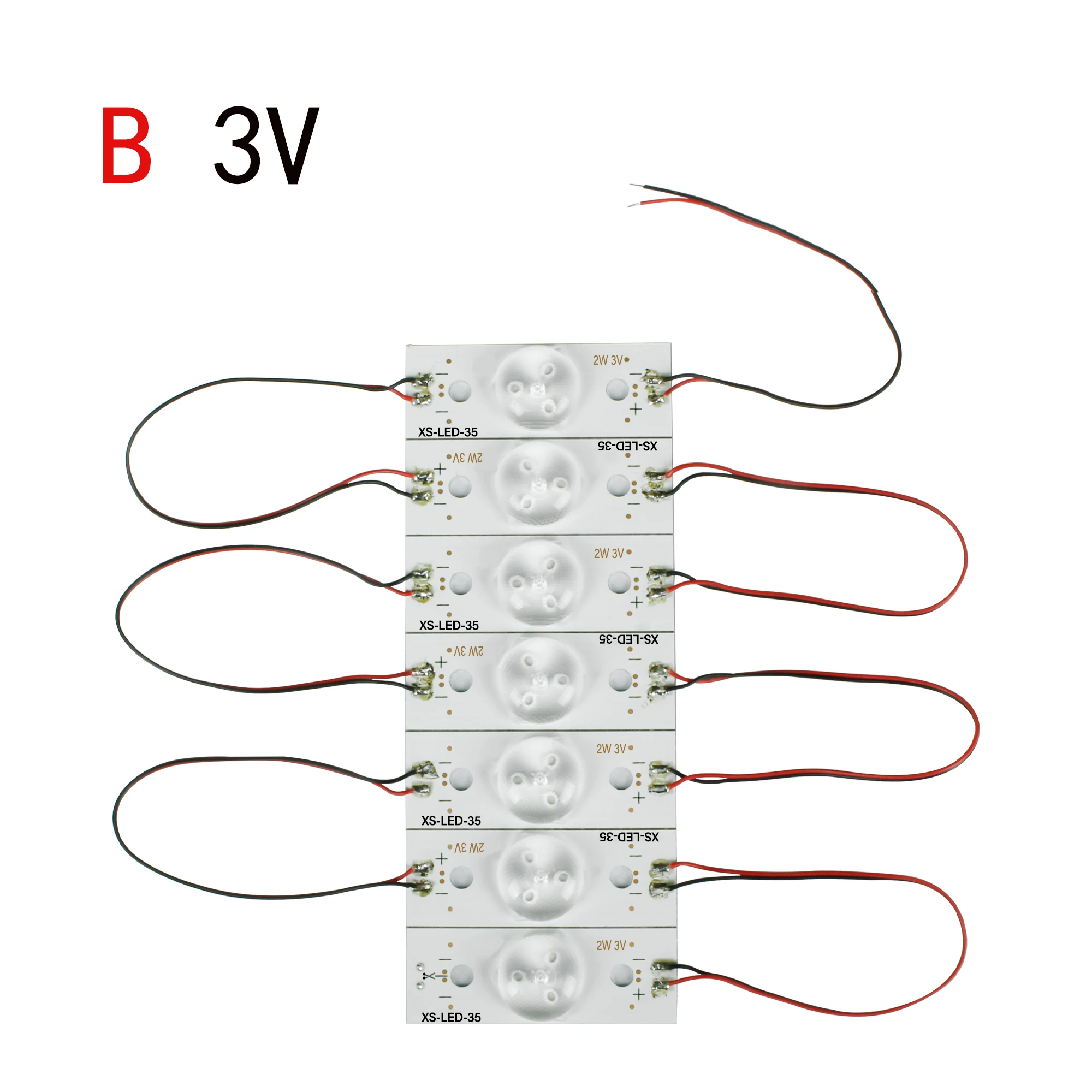 25 partii 175 sztuk NOWOŚĆ dla 20-120 cali 3V 6V LCD TV SMD Lamp Beads z soczewką optyczną Fliter LED TV Repair