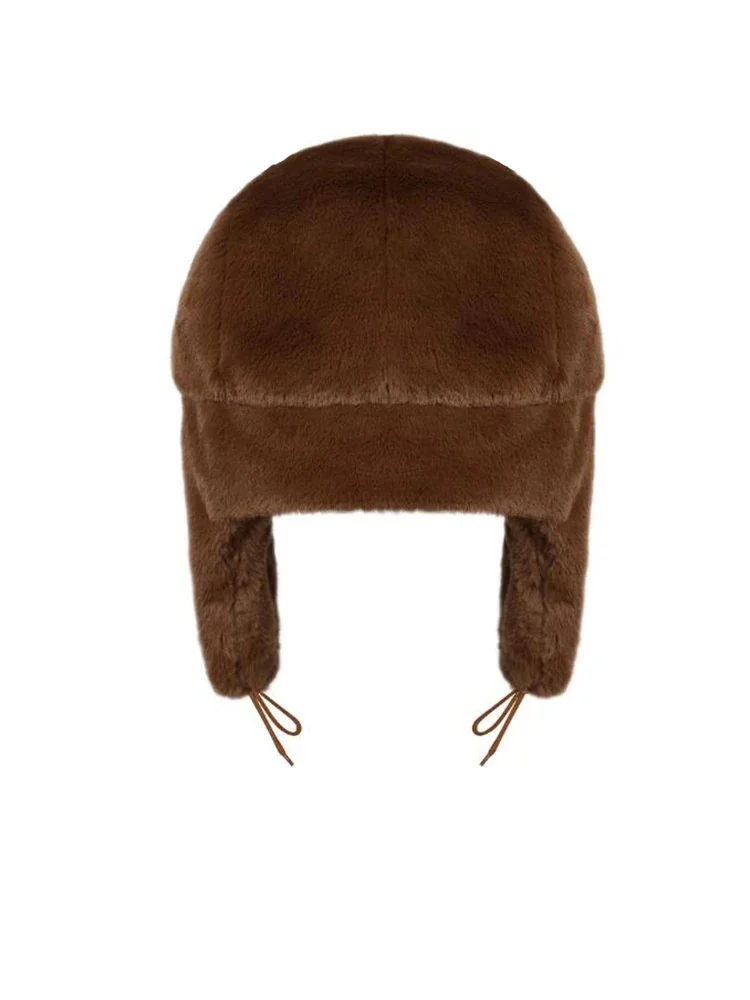 Sombrero multicolor cálido para hombre y mujer, gorro con orejeras de dibujos animados, a la moda