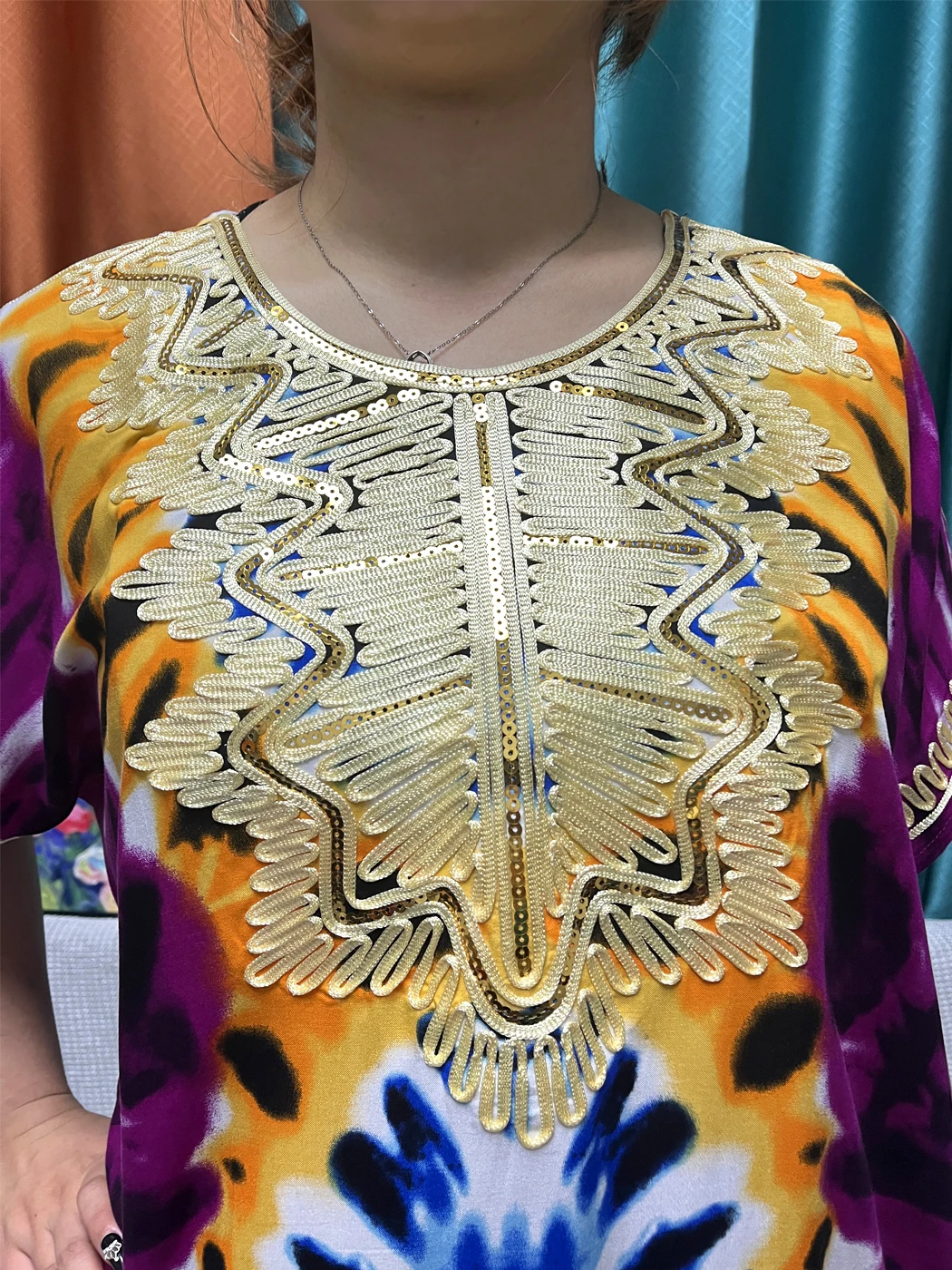 女性のためのプリントされたイスラム教徒のドレス,ヒジャーブ付きの綿の服,半袖,ルーズフィット,イスラム教徒のドレス,アフリカとドバイ,新しいアップリケ,2022