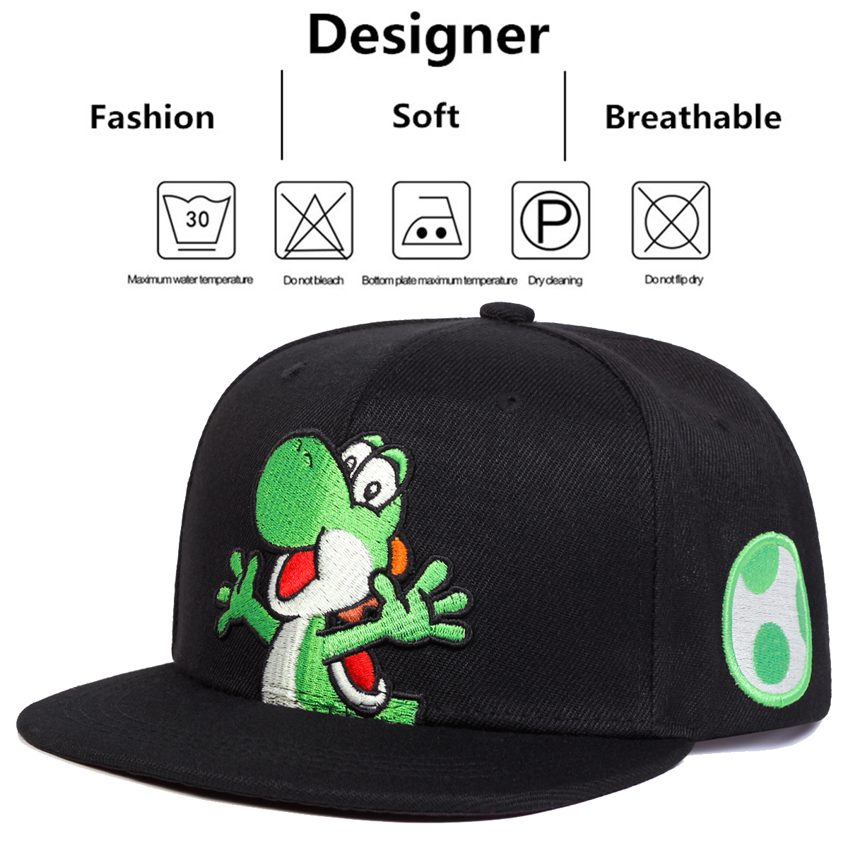 Unisex Dinosaur Embroidery Hip-hop Hats Spring Autumn Outdoor Adjustable Casual Baseball Caps Sunscreen Hat