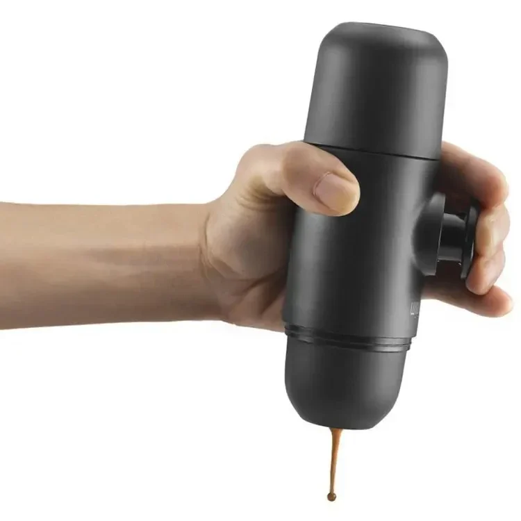 มือความดันคู่มือ Mini Espresso แคปซูลกาแฟถ้วยแบบพกพา Espresso Mini เครื่องชงกาแฟสําหรับเดินทาง