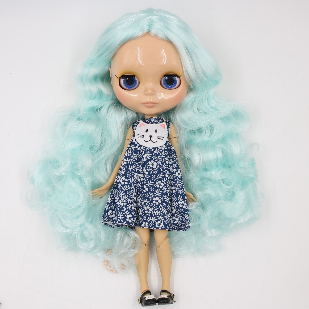 Boneca ICY DBS Blyth 1/6 bjd pele bronzeada corpo articulado rosto brilhante 30cm brinquedo presente para meninas