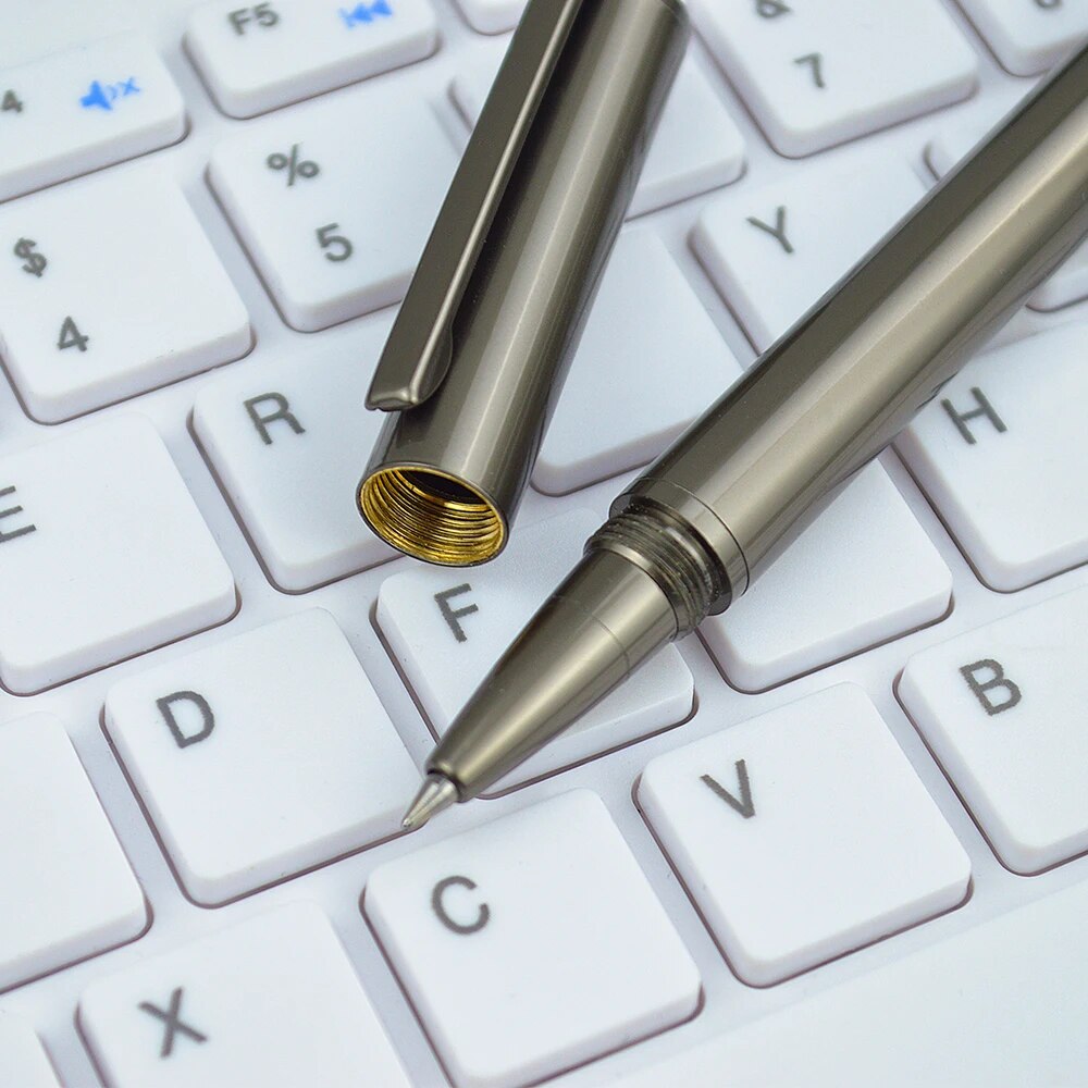 1 PC ポータブルデュアル機能ペン、ボールペン + 鉛筆、滑らかな書き心地と持ち運びが簡単、黒インク、完璧なギフト