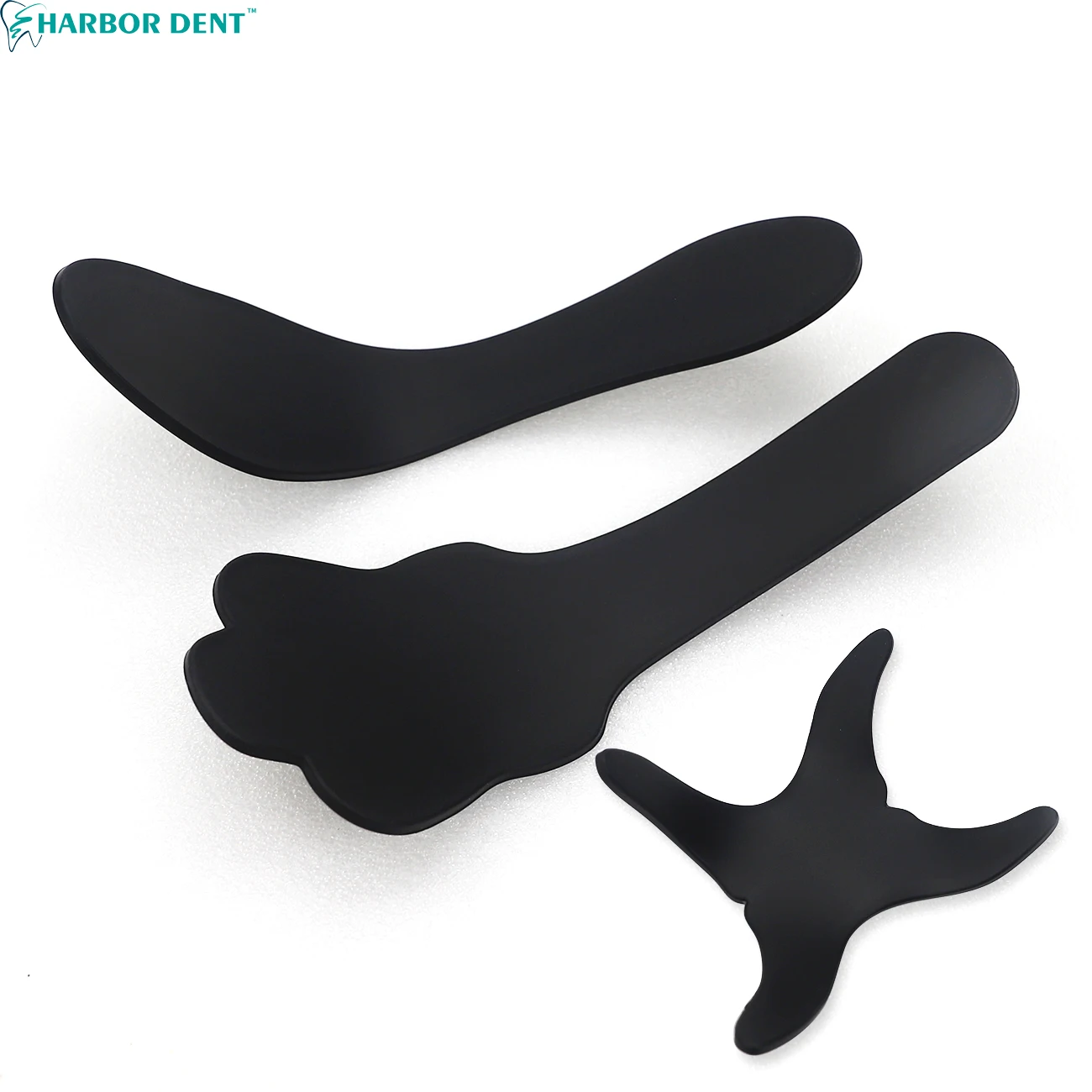 Autoclavable Nha Khoa Ảnh Tương Phản Tấm Chụp Ảnh Nền Đen Tấm Răng Miệng Má Vòm Miệng Tương Phản Đĩa