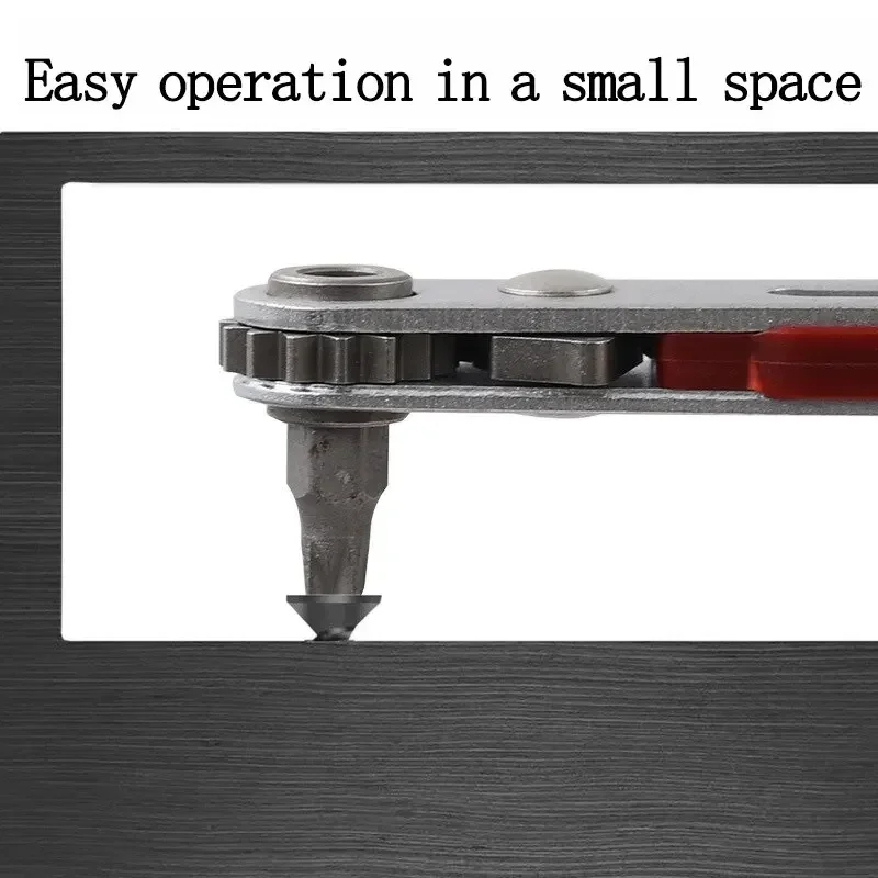 Bidirectional Forward and Reverse Ratchet Screwdriver Elbow Flat Head Wrench Cross Screwdriver Slotted Tool