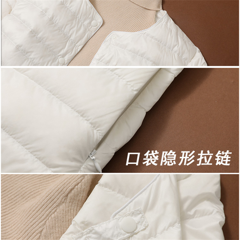 Autumn Winter Warm Ultra Light White Duck Down Coat Women Midi Long Big Size Parkas Ladies Single Breasted Slim Puffer Jacket