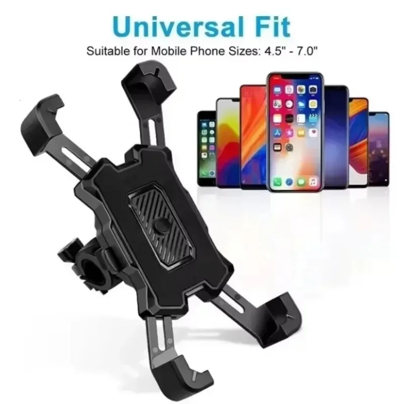 Motorräder Fahrräder Telefon Halter 360-Grad-Drehung Handy-Navigation Halterung Fahrrad Reiten Stoßfest Für iPhone Samsung Xiaomi