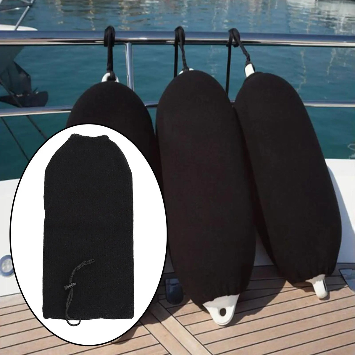 Boot Kotflügel Abdeckung Schutz Anti-Kollision Ball Sleeve Schutz Marine Yacht Stoßstange Kotflügel Abdeckung 11x40cm/14x50cm/16x58cm