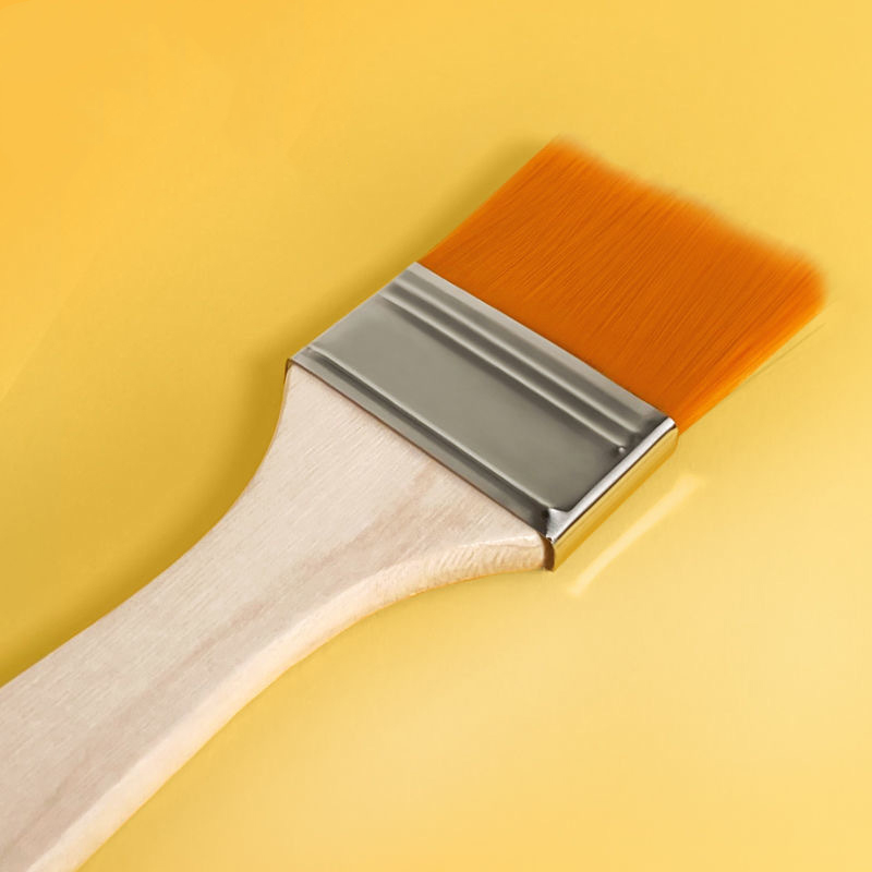 Набор из 7 плоских кистей для рисования из мягкого нейлона для волос