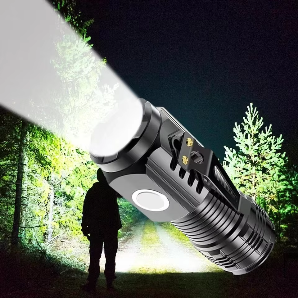 Antorcha Led recargable Convoy Tiki linterna Led de alta potencia linterna Ultra potente luz exterior lámpara recargable portátil