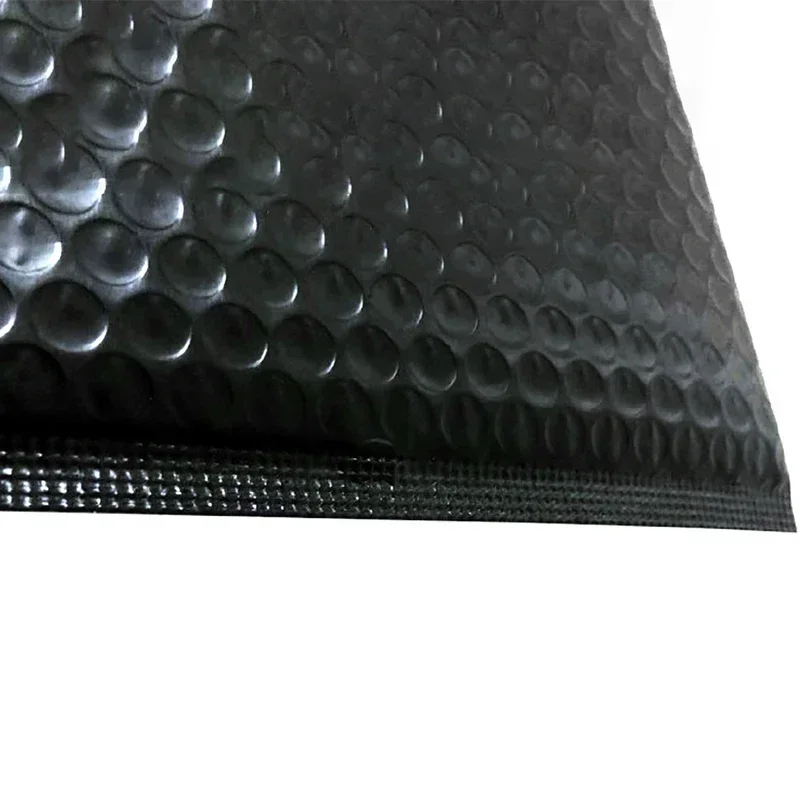 50 pçs sacos de envelope de espuma preta auto selo mailers acolchoados envio envelopes com bolha saco de envio pacotes saco