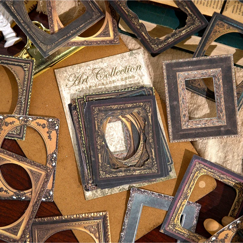 30 peças série de coleção de arte vintage recorte design diy scrapbook quadro lixo de papel decorativo material de colagem diária