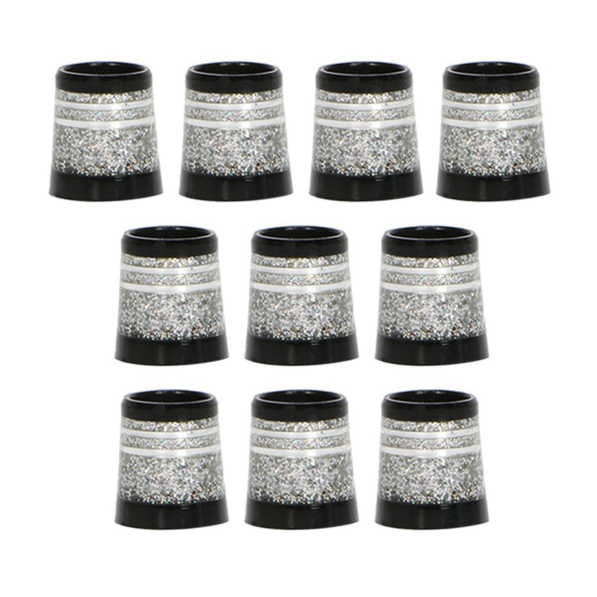 BAAU 30 個ゴルフフェルール先端サイズ 0.370 ゴルフスリーブフェルールゴルフアイアン用高品質クラブシャフトアクセサリーシルバー