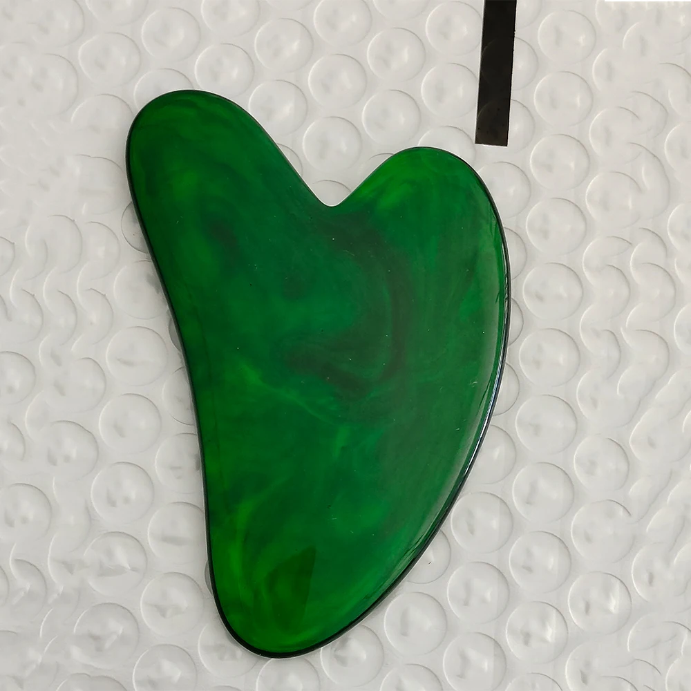 1PC 수지 Gua Sha 마사지 보드 페이셜 스킨 케어 Guasha 도구 페이스 마사지 스크레이퍼 페이스 넥 백 바디 스파 마사지 도구