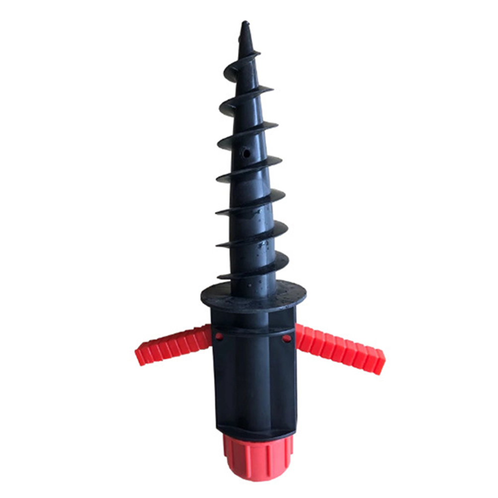 Sombrilla de playa para exteriores, barreno de arena, carpa, poste de pesca, ancla, tornillo de arena, 32mm