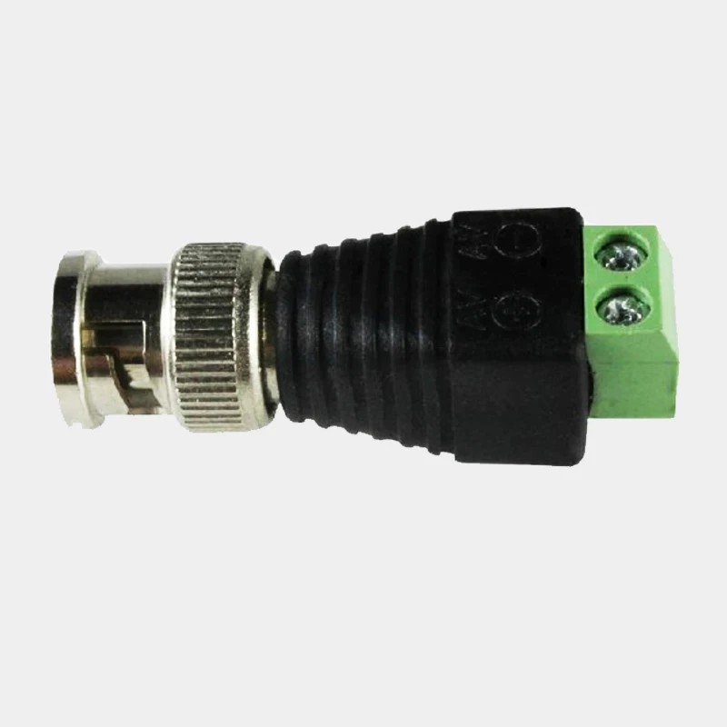 BNC コネクタ DIY CCTV 監視ビデオカメラ同軸/Cat5/Cat6 ケーブル用