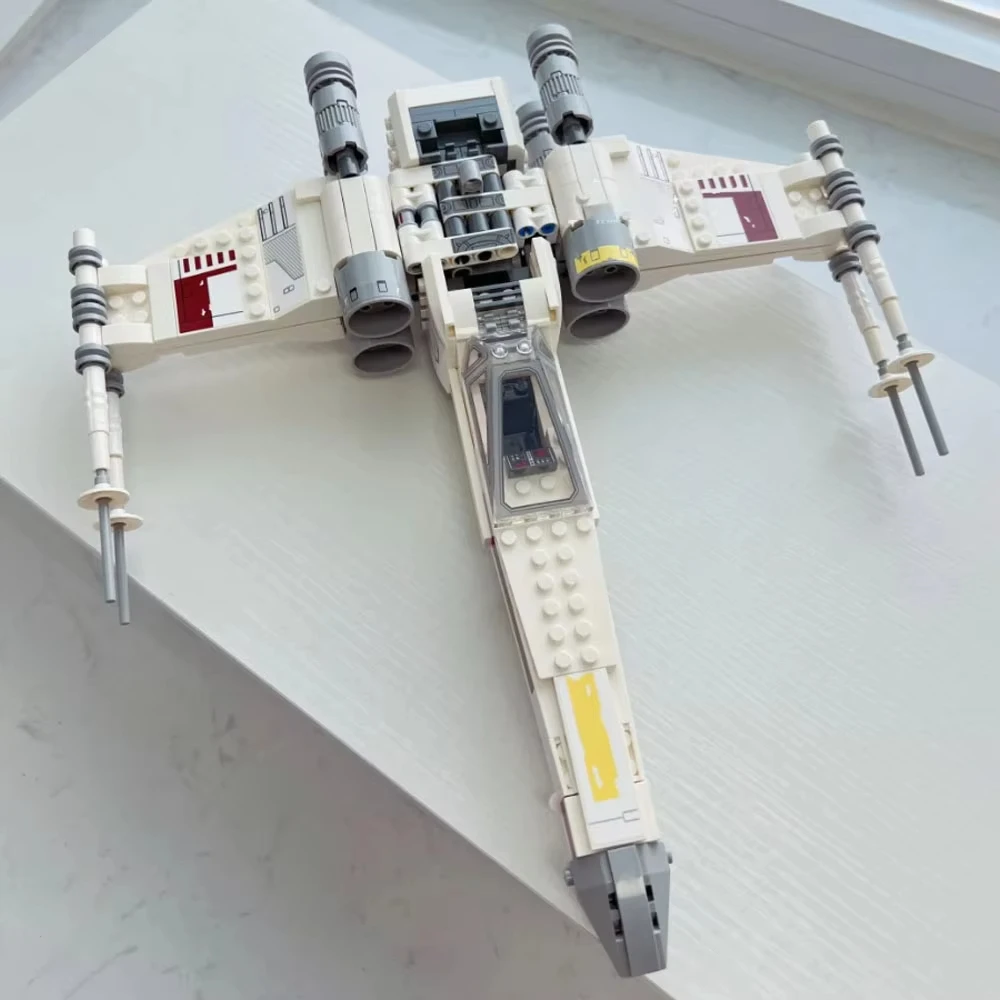 MOC 75301 Space Wars X-Wing Fighter Building Block Model Bricks Toy For Kids Adults Birthday Christmas Gifts