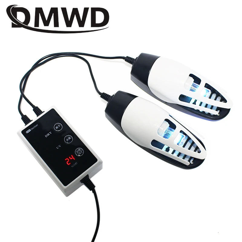 DMWD Điện Máy Sấy Giày UV Khử Mùi Hôi Khô Hơn Tia Cực Tím Tiệt Trùng Nướng Chân Bảo Vệ Khởi Động Máy Sấy Nóng Ấm