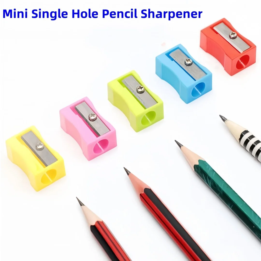 5/10 pezzi temperamatite in plastica colorata Mini temperamatite portatile temperamatite sfuso temperamatite tascabile in plastica