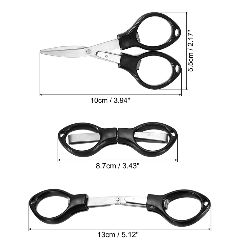 Tijeras plegables portátiles para costura, punto de cruz hecho a mano de acero, 100 Uds.