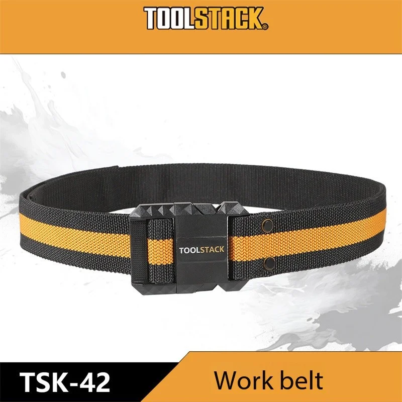Toolsck cinto de construção engrossado de alta qualidade oxford firme costura cinto de trabalho leve fivela ajustável cinto de trabalho