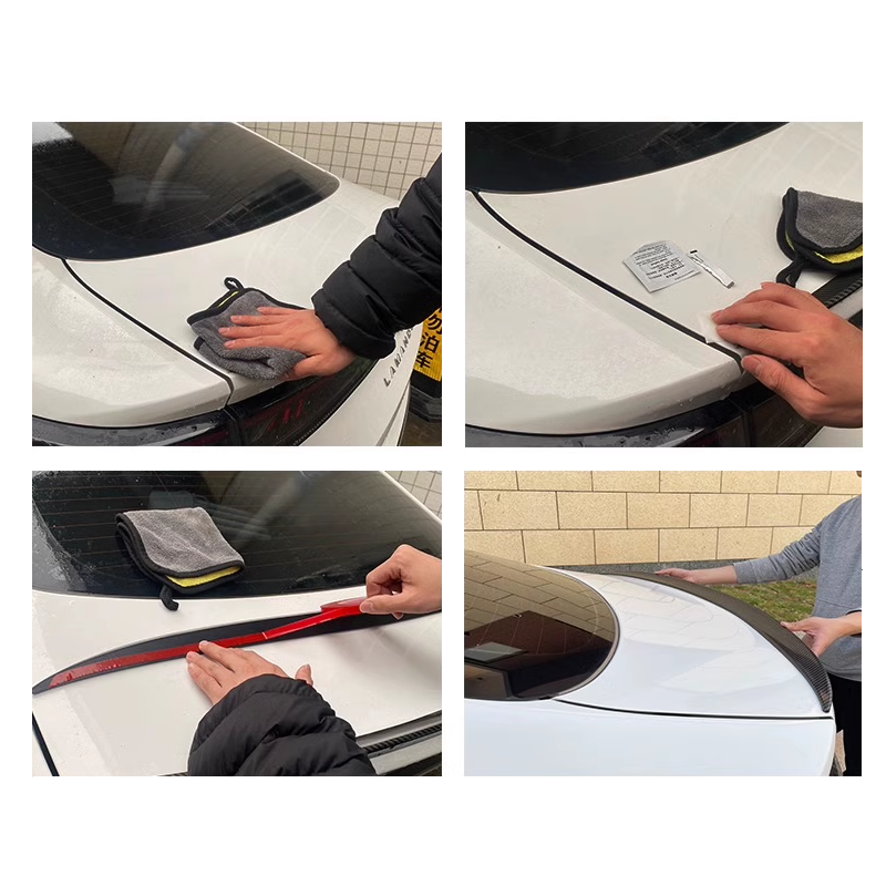 Se encaixa para bmw série 3 e90 320d 320i 330i m sport 2004-2011 acessórios tronco traseiro boot spoiler asa