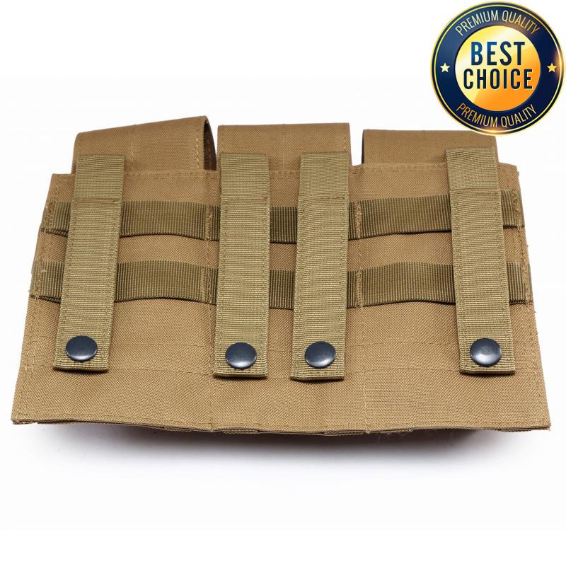Tactical Molle 5.56mm Magazine Pouch for M4 AR15 CS Rifle Double Triple Mag CS Game Paintball Hunting Accessories Pack