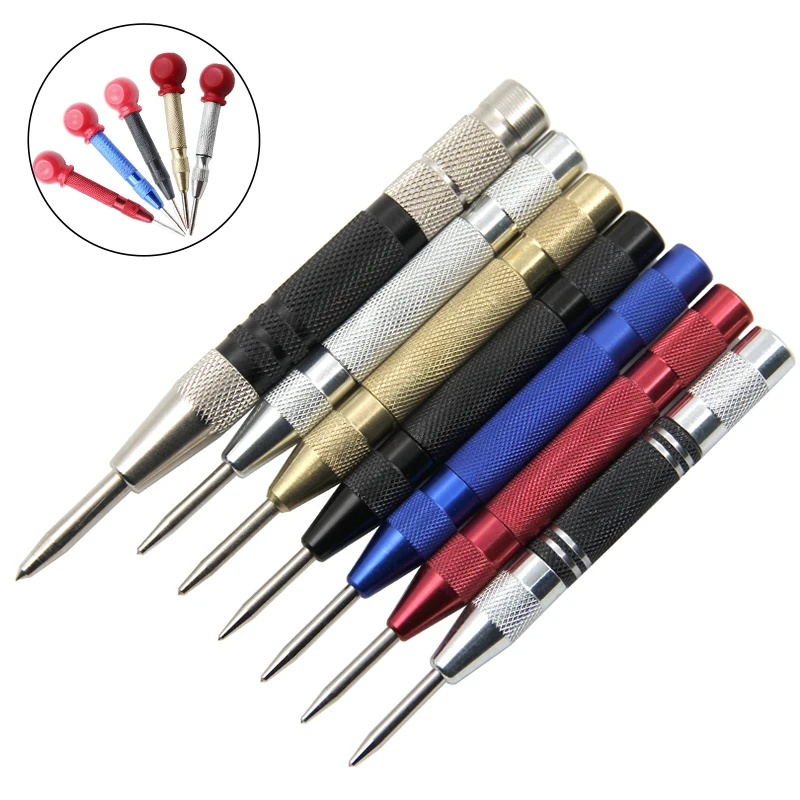 Automatische veertype Center Punch Locator Glass Striker Window Breaker Punch Punch Centreerponsgereedschap