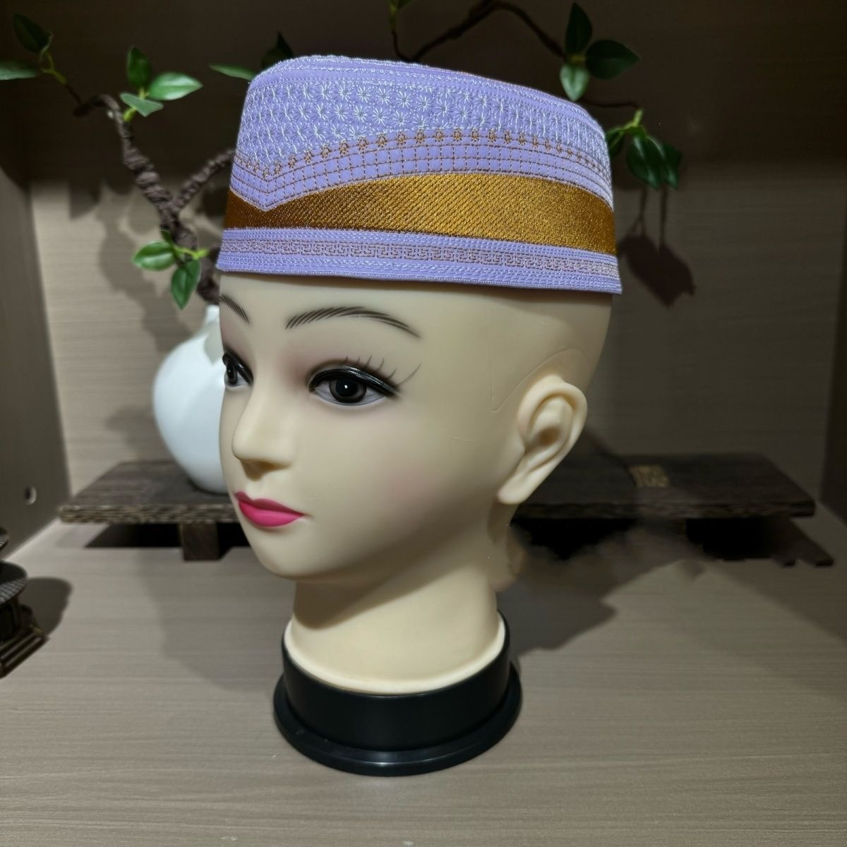 男性用黄色ターバン,イスラム教徒の子供用帽子,キパ,サウジアラビア,イスラムの祈り,刺embroidery服,トルコ税,03330