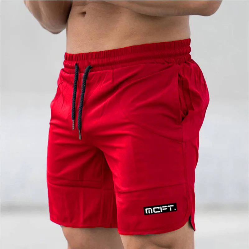 Pantalones deportivos para correr para hombre, pantalones cortos frescos transpirables elásticos negros de verano