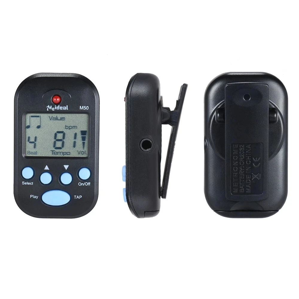 M50 guitar Metronome Professional LCD Digital Rhythm Metronome electric guitar Violin Bass Stringed Instrument Accessories