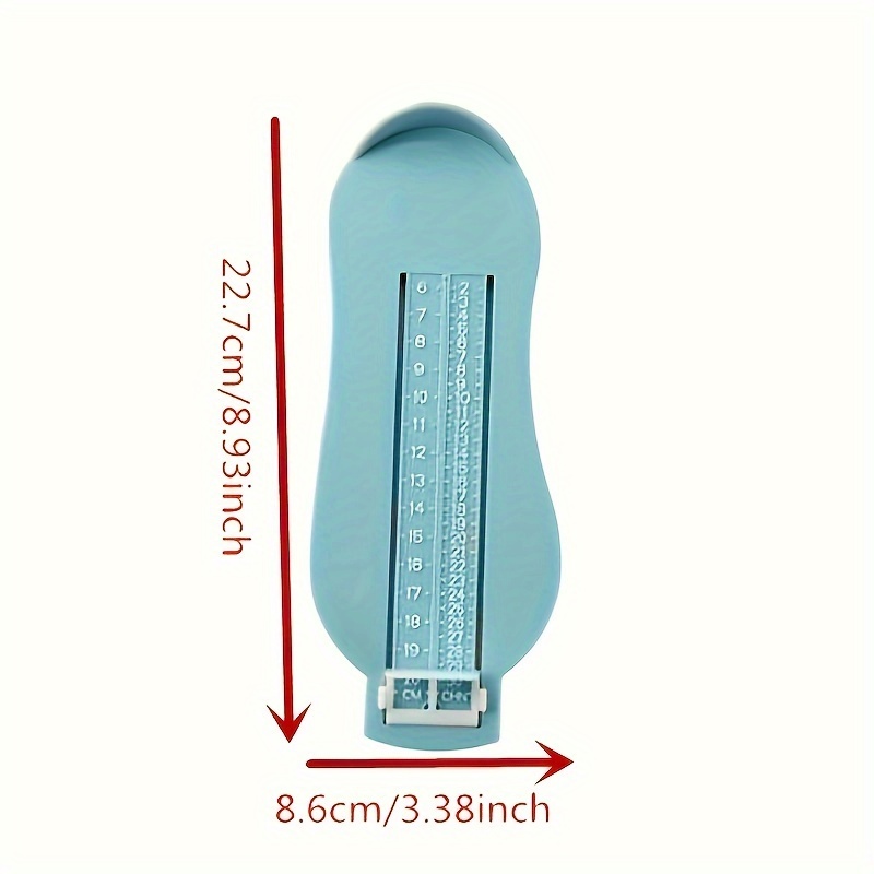 1pc-아기 발 눈금자 어린이 발 길이 측정 장치 어린이 신발 계산기 어린이 유아 신발 피팅 게이지 도구