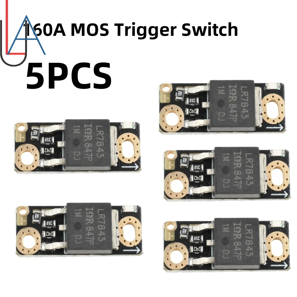 LAUBEI 1 ~ 100 Uds tubo de efecto de campo regulación PWM tablero de Control de interruptor electrónico 160A módulo de accionamiento de interruptor de disparo MOS de alta potencia