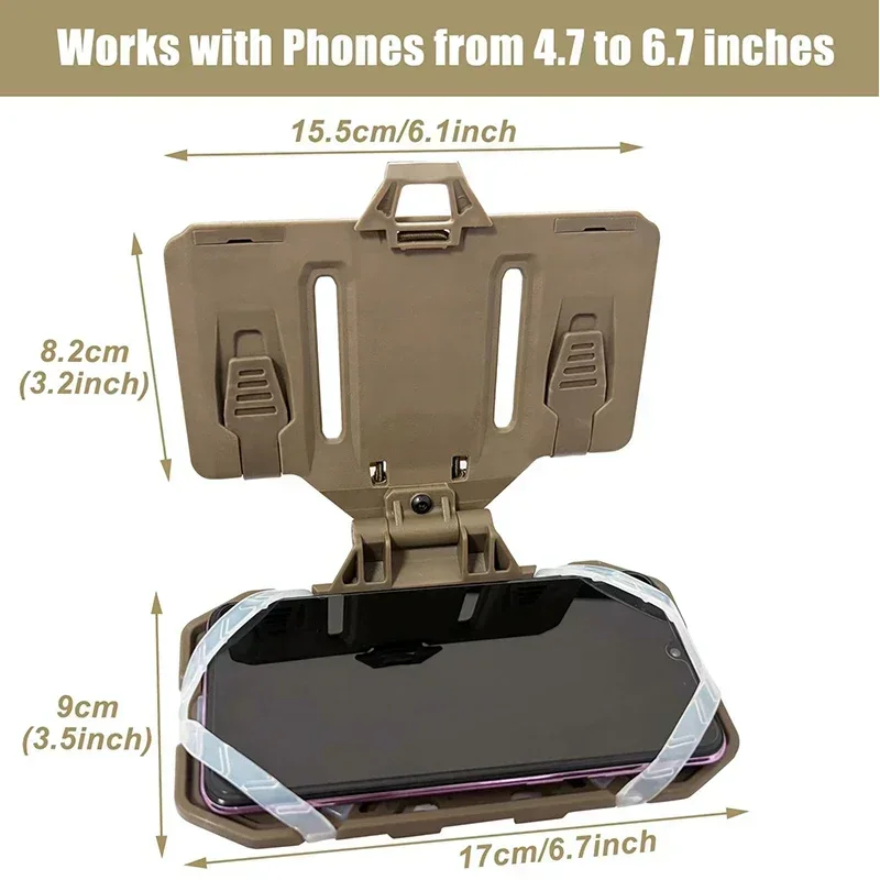 Tactical Folded Navigation Board Practical Chest Bag Map Case Mobile Phone Holder Pouch Molle Vest Airsoft Accessories