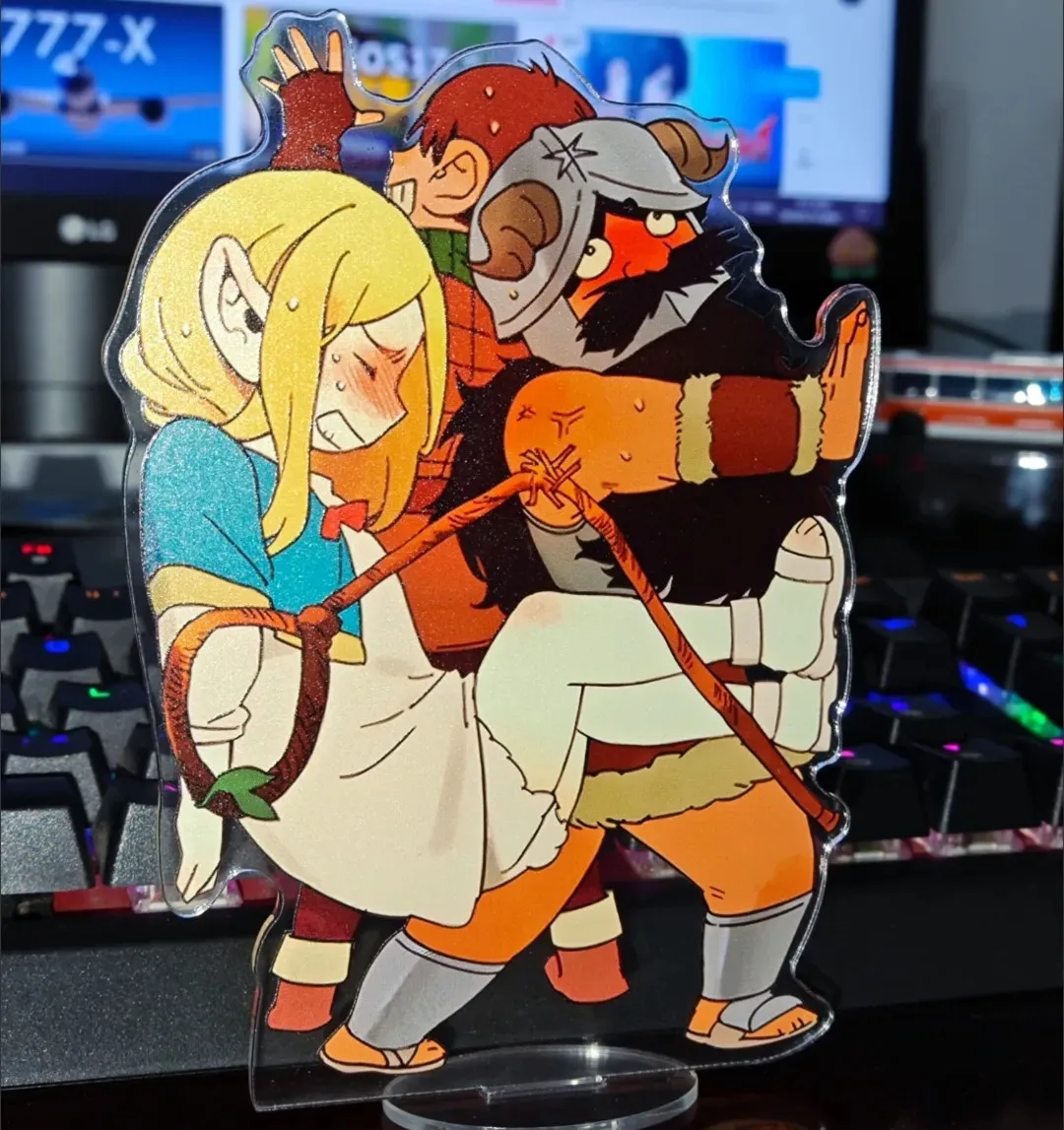 Dungeon Meshi Acrylic Stand Marsilla Senshi Figure Display Delicious in Dungeon Anime Goods Collection Desk Decor Ornament Gift