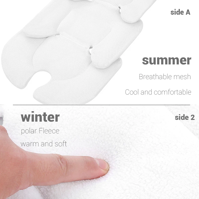 Almofada de assento para carrinho de bebê, multifuncional, universal, dupla face, assento de carro para crianças, colchão, acessórios para carrinho