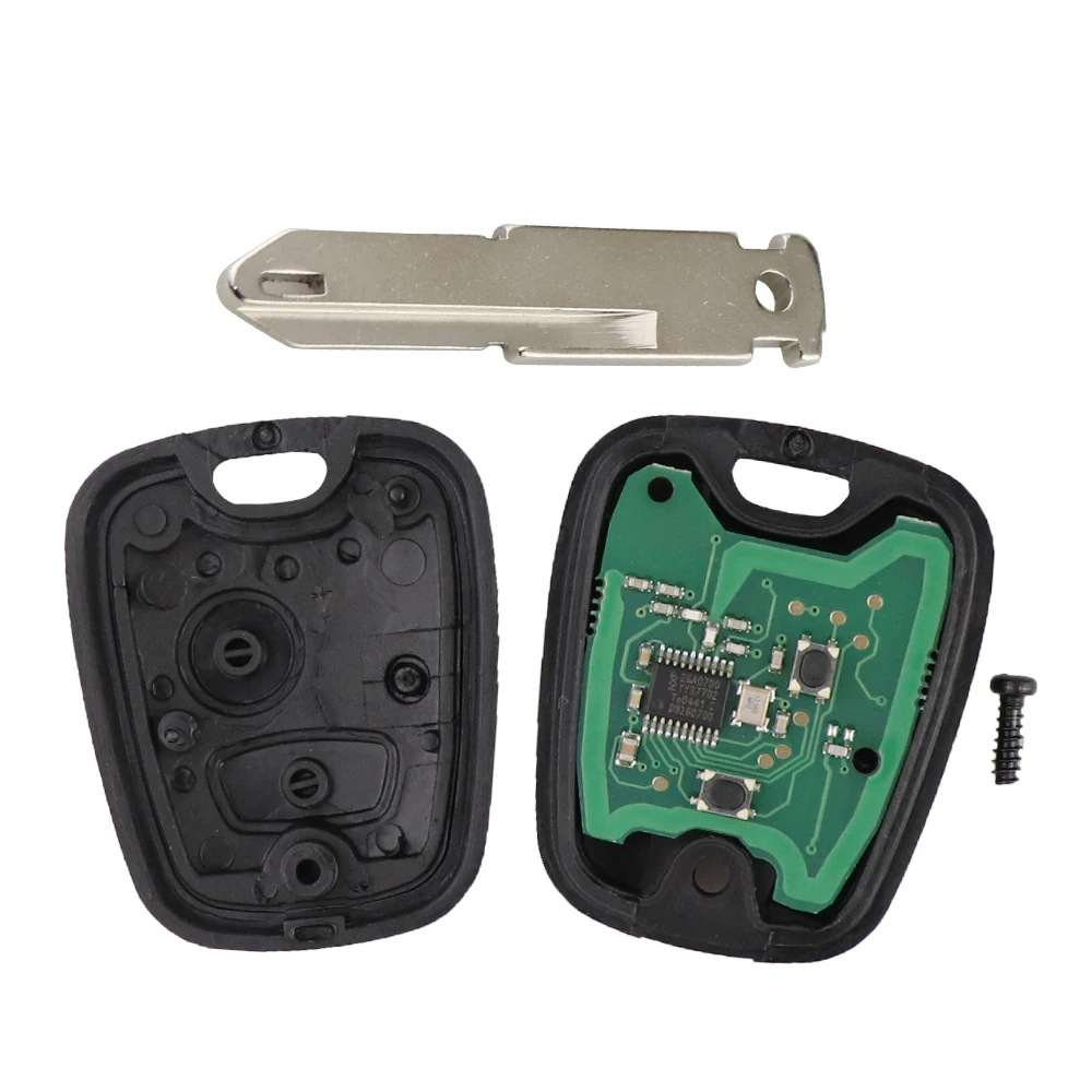 プジョー用リモートカーキー,433MHz,id46,pcf7961チップ,106, 107, 206, 306, 406, 307, 407,パートナー,xsara,citroen,saxo,picasso,ne73ブレード