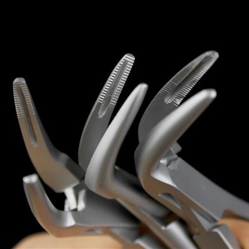 ทันตกรรมรากเศษฟันสกัดคีมคีมเครื่องมือทันตกรรมโค้ง Maxillary Mandibular เครื่องมือ