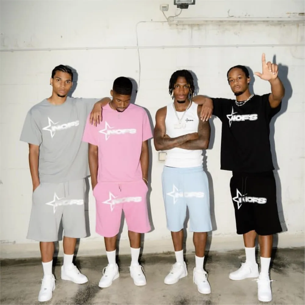 Y2k T-Shirt kurze kpop Street Fashion Brief druck Unisex Kurzarm Tops lässig lose Kordel zug Shorts Frauen Männer Kleidung T-Shirt