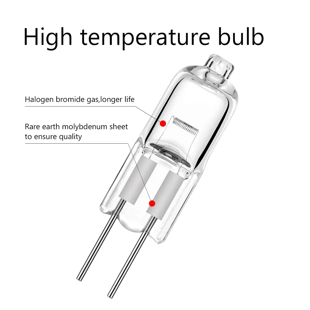 10pcs G4 Halogen Bulb 12V 20W G4 Halogen Bulbs Light Globe Lot JC Bi-Pin LED Lamp Warm White Replace LED Lamp Indoor Lighting